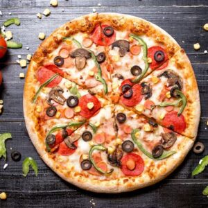 Mix Veg Cheese Pizza
